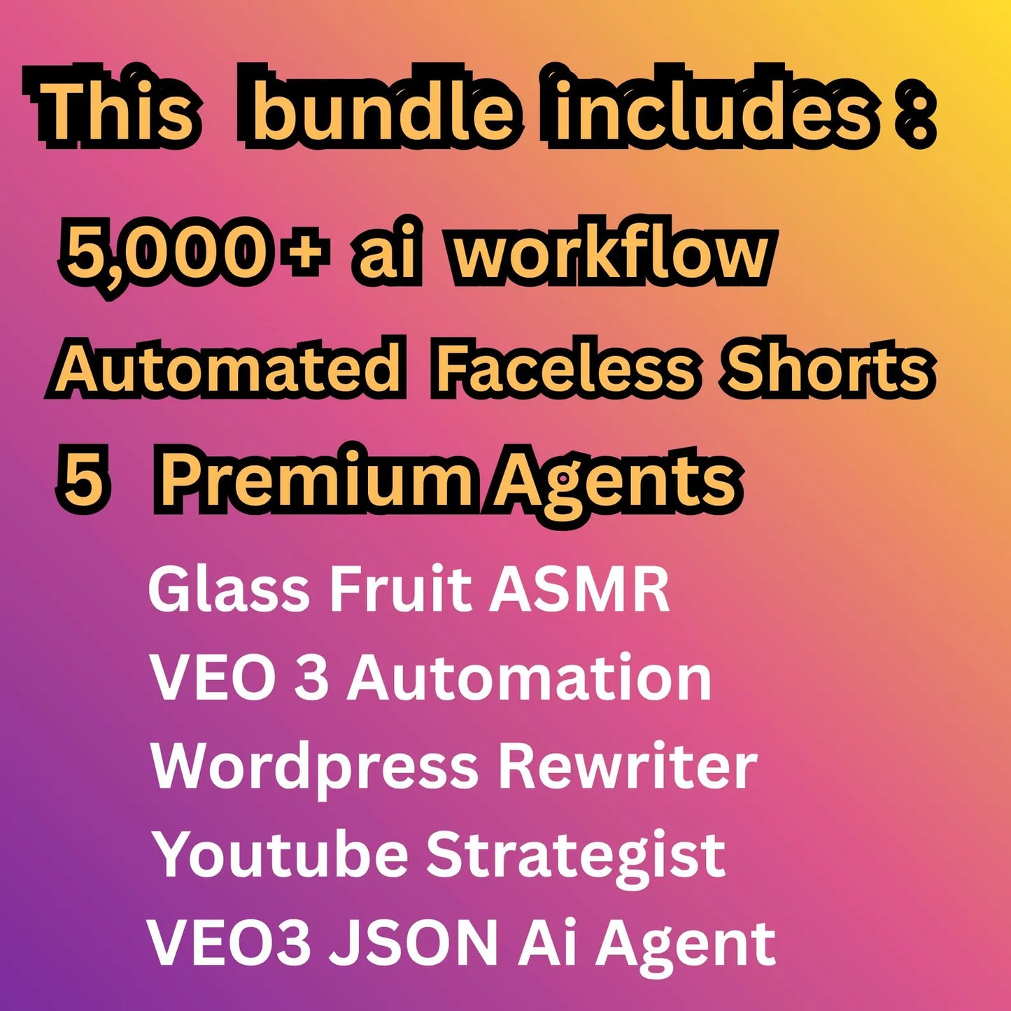 5000+ Faceless Video Generator Ai Agents